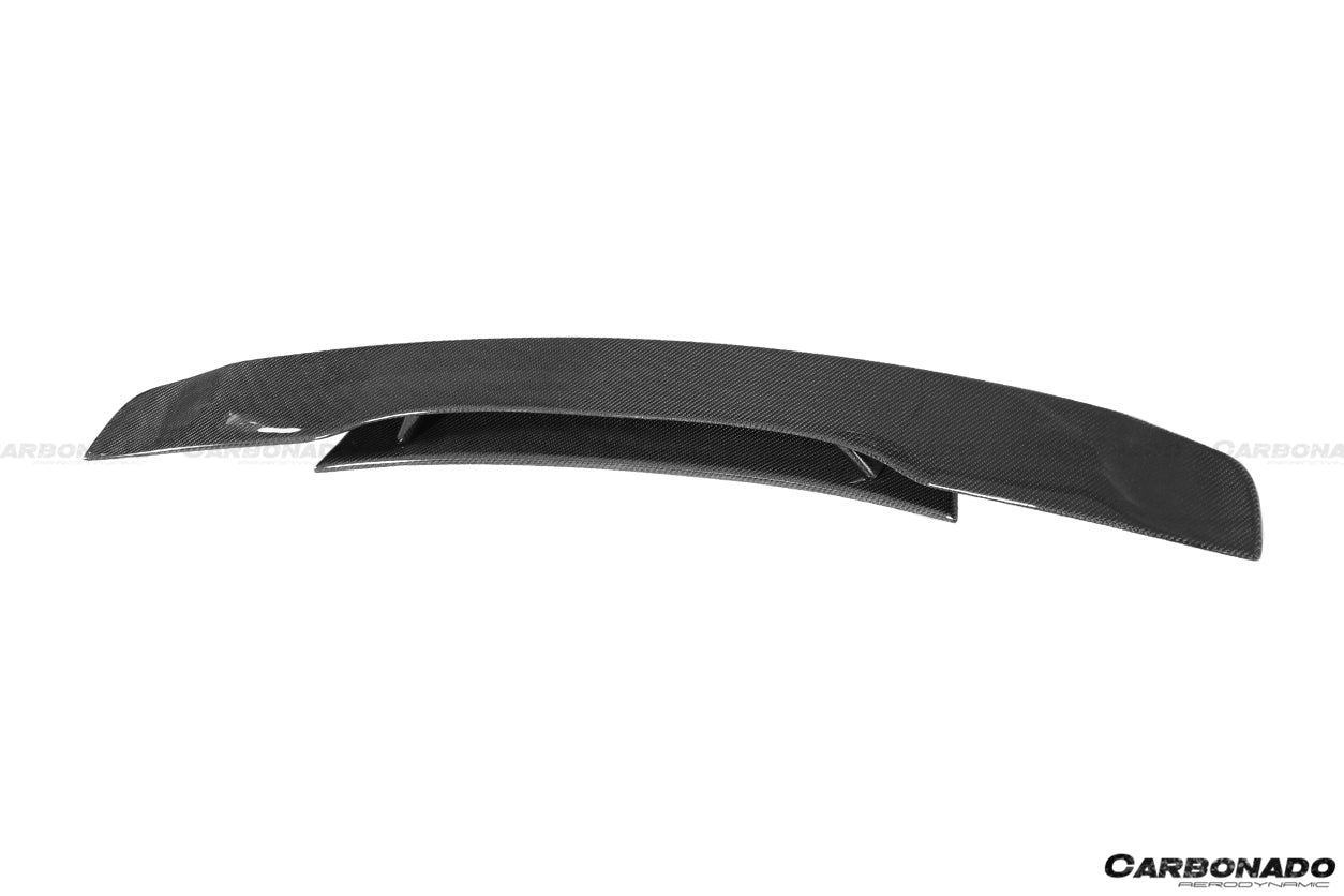 2010-2015 Ferrari 458 Coupe VT Style Carbon Fiber Trunk Spoiler - Carbonado