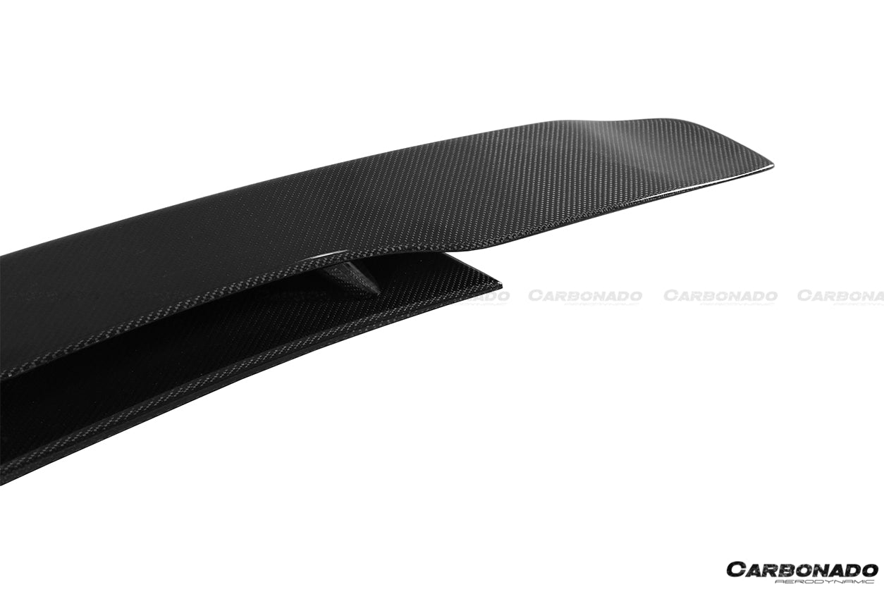 2010-2015 Ferrari 458 Coupe VT Style Carbon Fiber Trunk Spoiler - Carbonado
