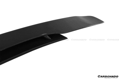 2010-2015 Ferrari 458 Coupe VT Style Carbon Fiber Trunk Spoiler - Carbonado