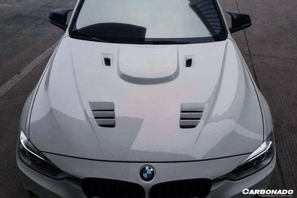 2013-2019 BMW 3 Series F30 F35 VRS Style Carbon Fiber Hood - Carbonado