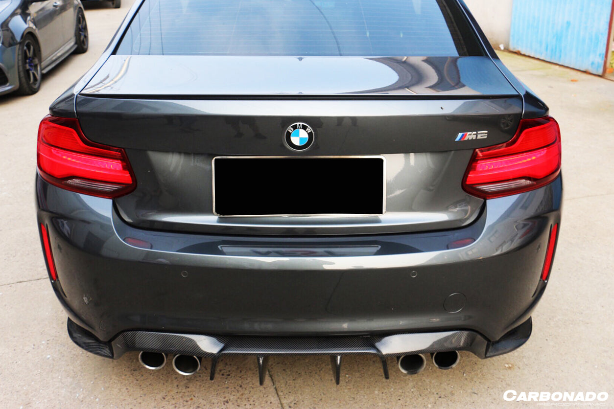2016-2020 BMW M2 F87 VRS Style Carbon FIber Rear Lip - Carbonado Aero