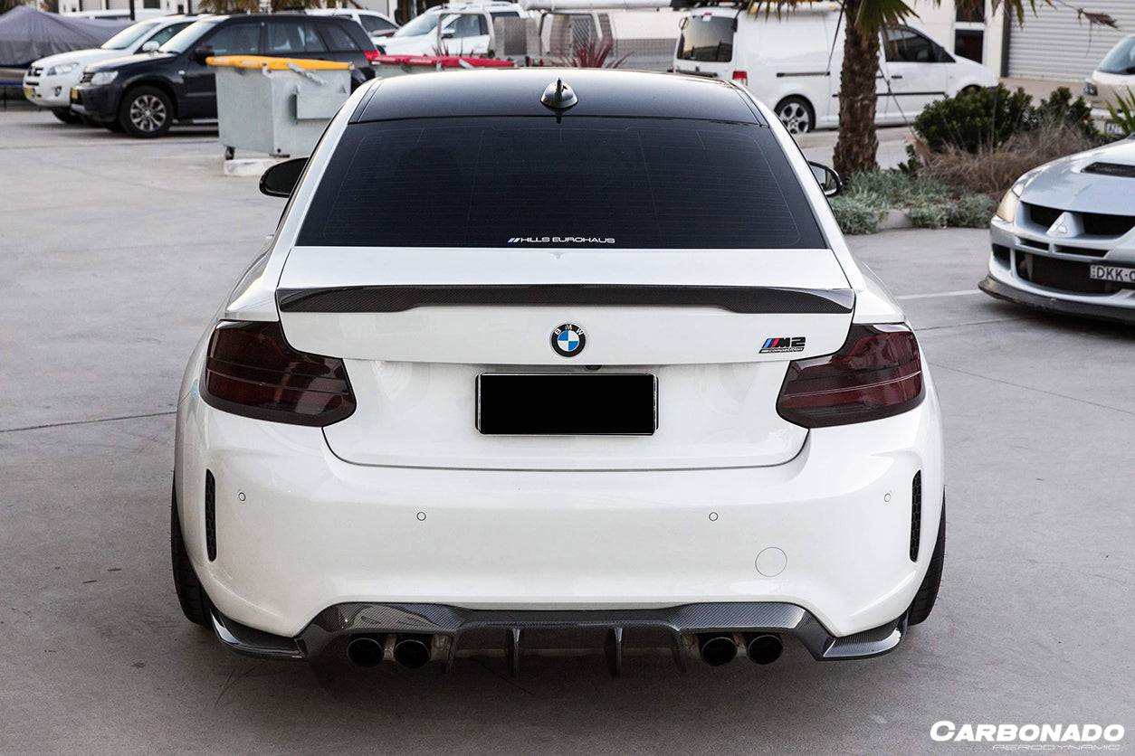 2016-2020 BMW 2 Series M2/M2C F87 F22 VRS Style Trunk Spoiler - Carbonado Aero