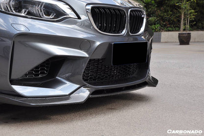 2016-2020 BMW M2 F87 VRS Style Carbon FIber Front Lip - Carbonado
