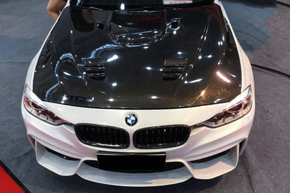 2013-2019 BMW 3 Series F30 F35 VRS Style Carbon Fiber Hood - Carbonado