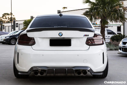 2016-2020 BMW M2 F87 VRS Style Carbon FIber Rear Lip - Carbonado