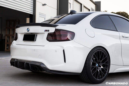 2016-2020 BMW M2 F87 VRS Style Carbon FIber Rear Lip - Carbonado