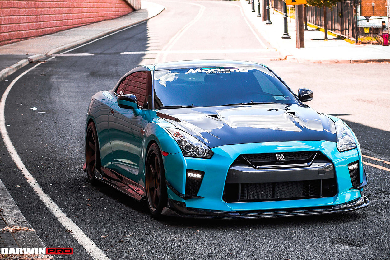 2017-2022 Nissan GTR R35 EBA BKSS Style Carbon Fiber Front Lip - DarwinPRO Aerodynamics