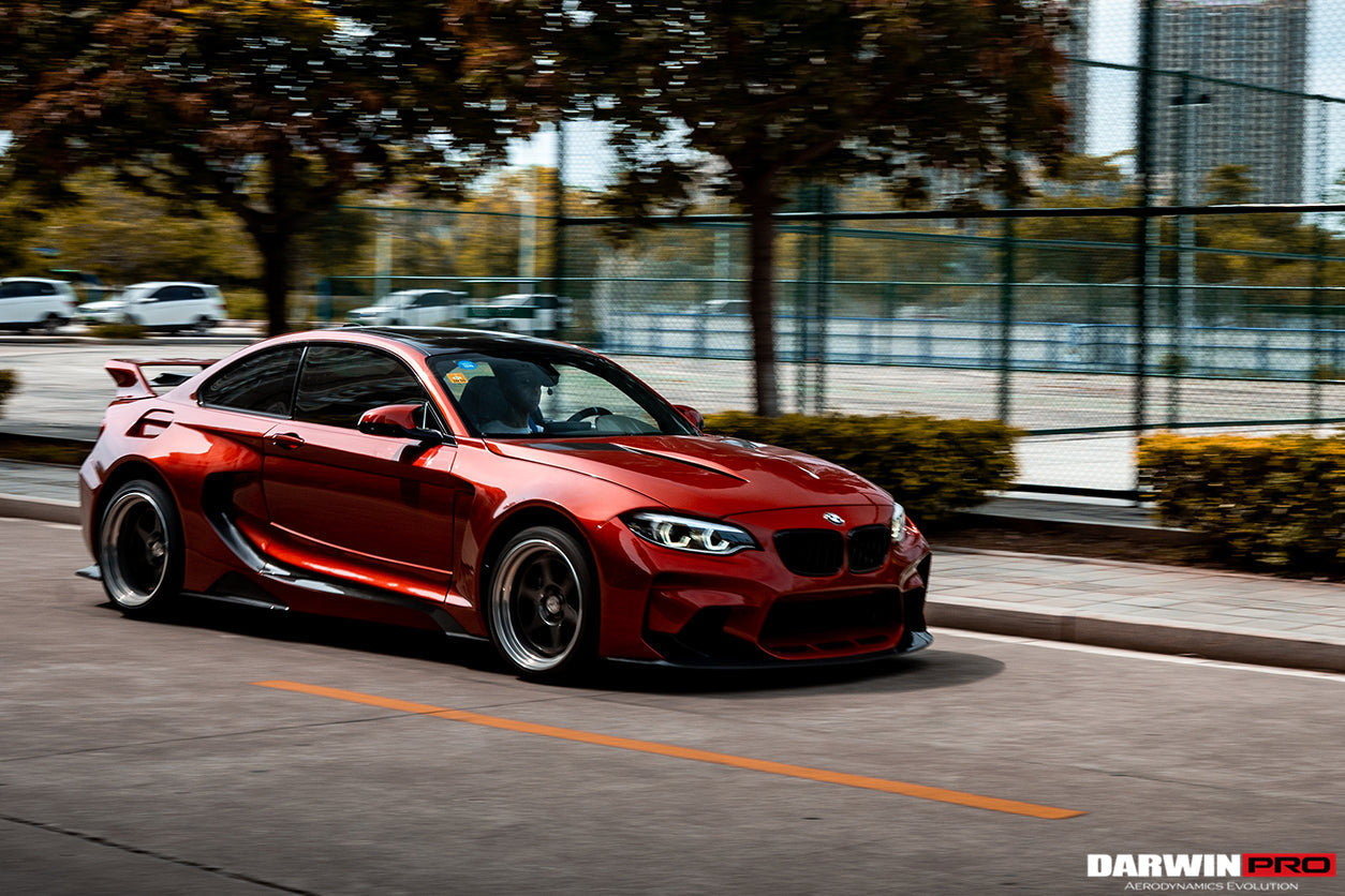 2014-2019 BMW 2 Series F22 VR Style Partial Carbon Fiber Wide Body Full Body Kit - DarwinPRO Aerodynamics