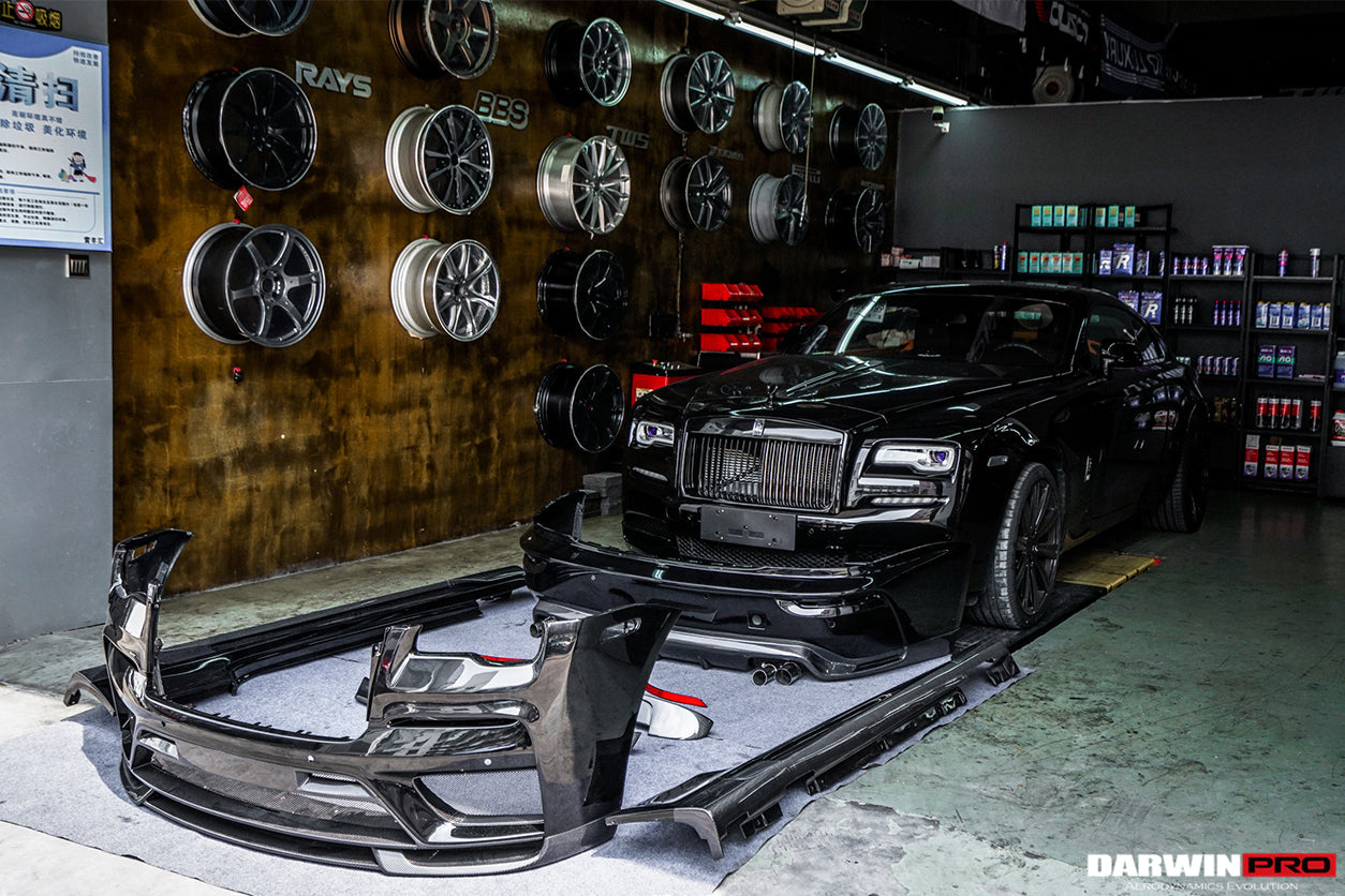 2016-2020 Rolls-Royce Wraith BKSS Style Partial Carbon Fiber Full Body Kit - DarwinPRO Aerodynamics