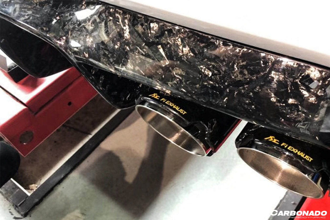 2016-2020 BMW M2 F87 VRS Style Carbon FIber Rear Lip - Carbonado
