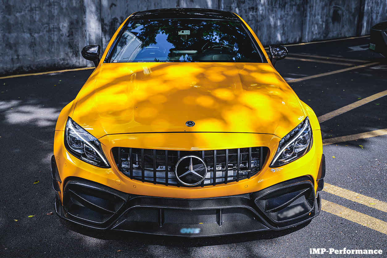 2015-2018 Mercedes Benz W205 C63/S AMG Coupe IMP Performance Partial Carbon Fiber Full Body Kit - DarwinPRO Aerodynamics