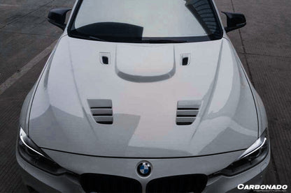 2013-2019 BMW 3 Series F30 F35 RZ Style Carbon Fiber Hood - Carbonado
