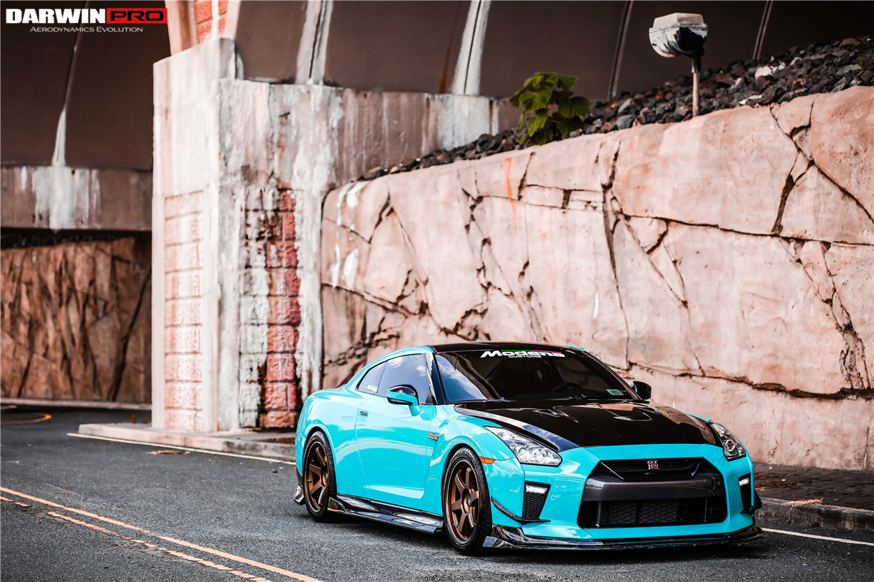 2017-2022 Nissan GTR R35 EBA BKSS Style Carbon Fiber Front Lip - DarwinPRO Aerodynamics
