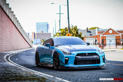 2017-2022 Nissan GTR R35 EBA BKSS Style Carbon Fiber Front Lip - DarwinPRO Aerodynamics