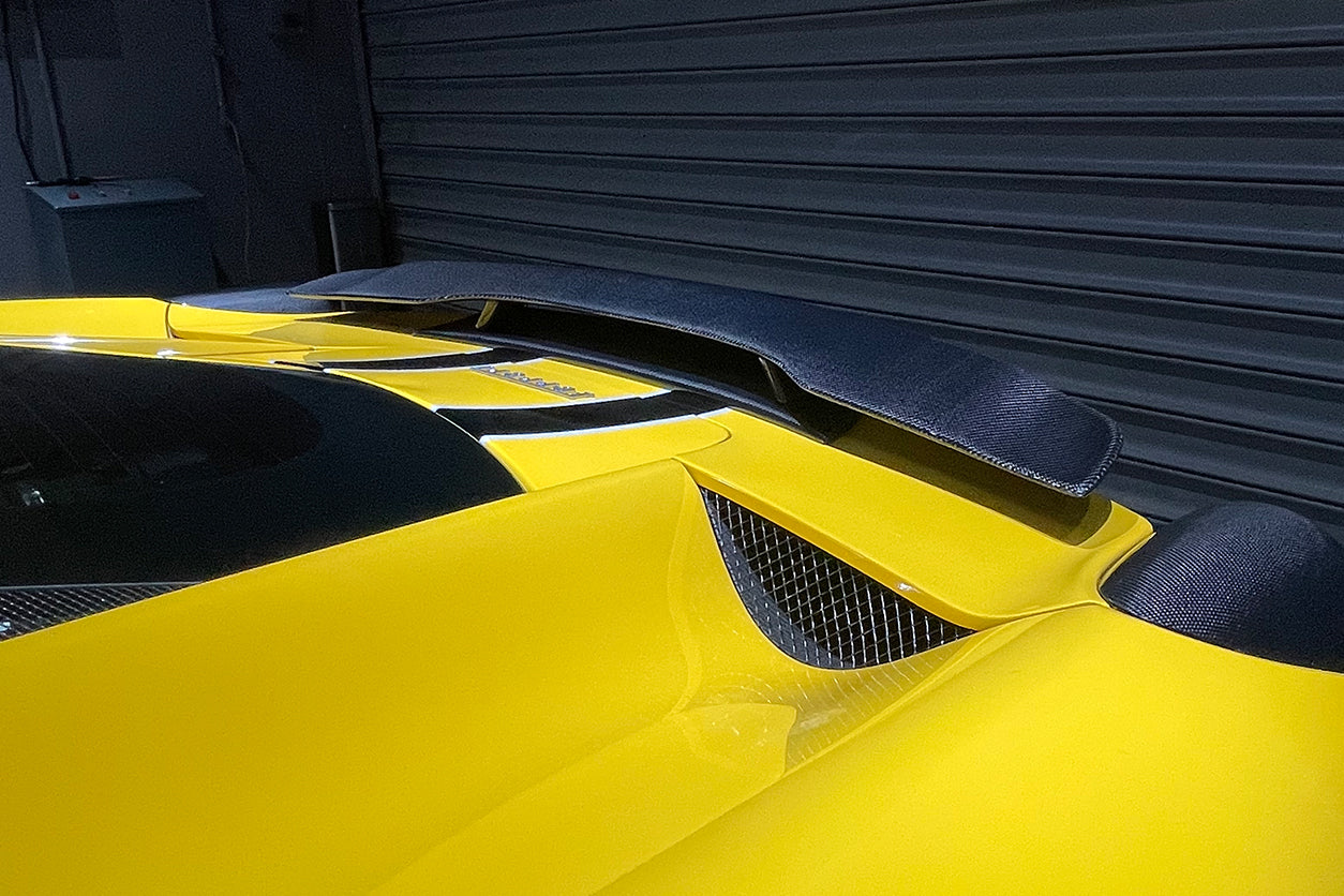 2010-2015 Ferrari 458 Coupe VT Style Carbon Fiber Trunk Spoiler - Carbonado