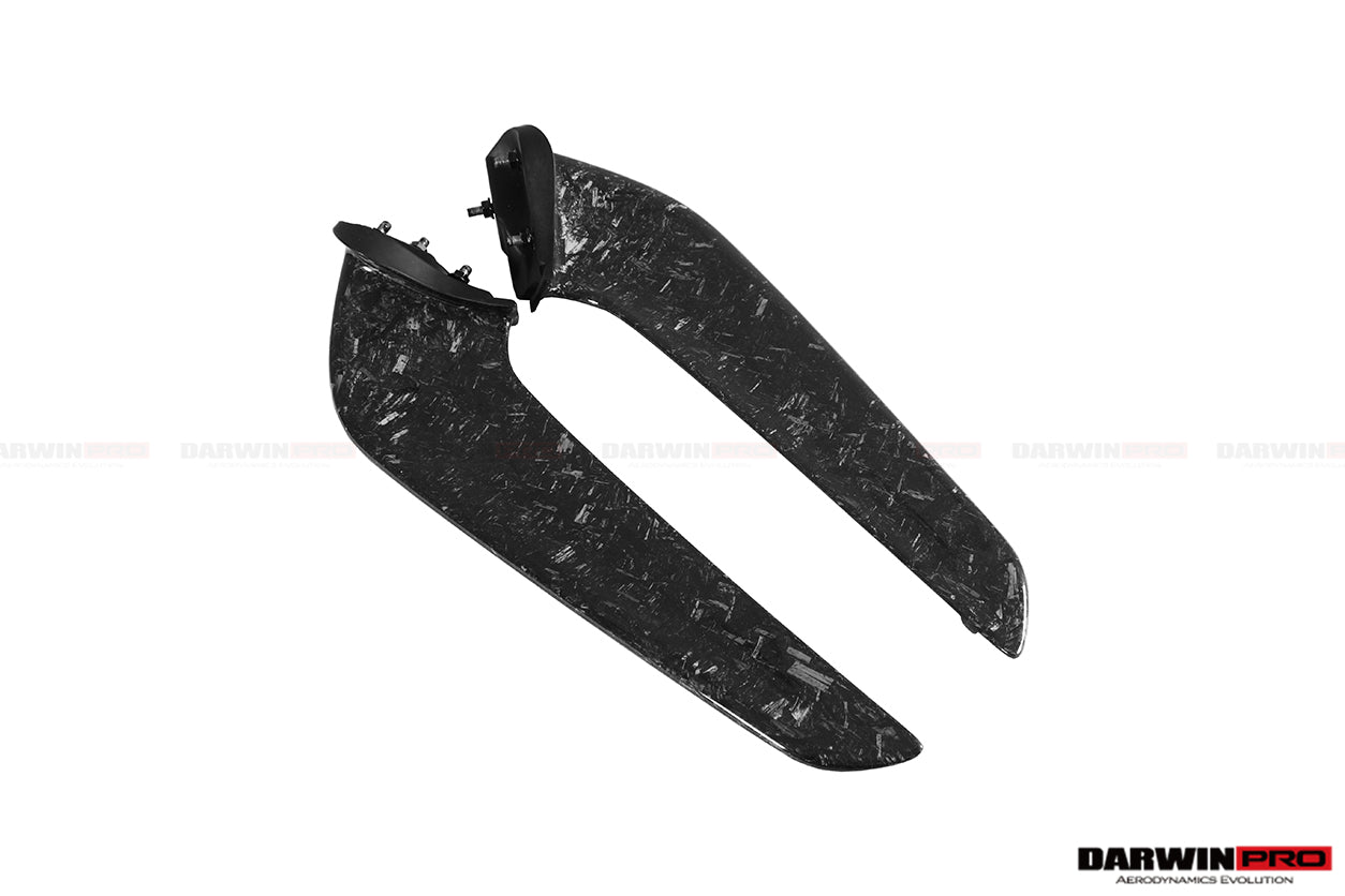 2010-2015 Ferrari 458 Coupe/Spyder Carbon Fiber Front Canards - DarwinPRO Aerodynamics