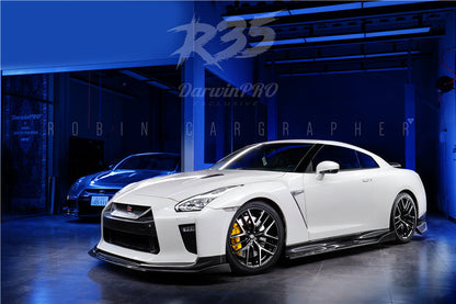 2017-2022 Nissan GTR R35 EBA BKSS Style Carbon Fiber Front Lip - DarwinPRO Aerodynamics