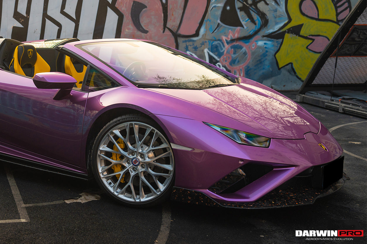 2019-2022 Lamborghini Huracan EVO RWD OD Style Carbon Fiber Front Lip - DarwinPRO Aerodynamics