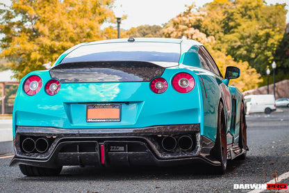 2017-2022 Nissan GTR R35 EBA BKSS Style Carbon Fiber Rear Diffuser - DarwinPRO Aerodynamics