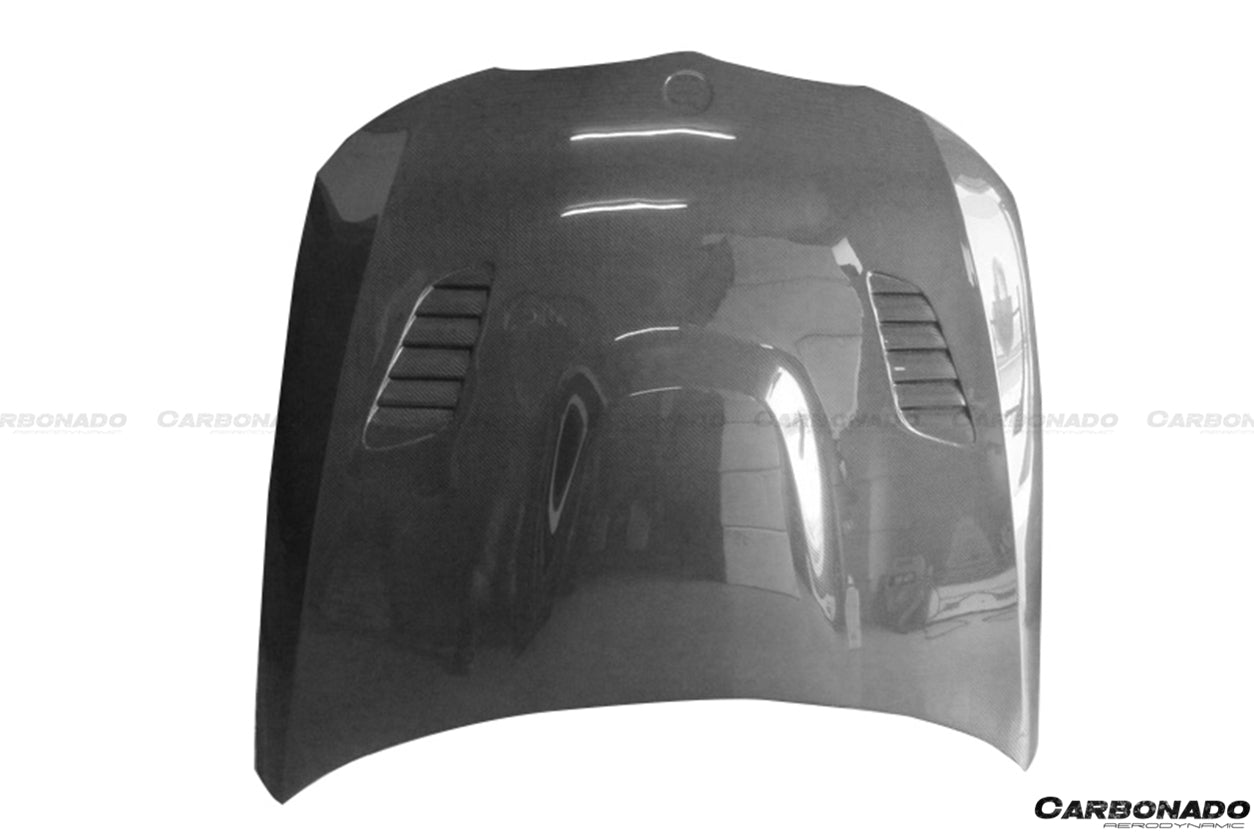 2008-2012 BMW 3 Series E90 LCI VRS Style Carbon Fiber Hood - Carbonado