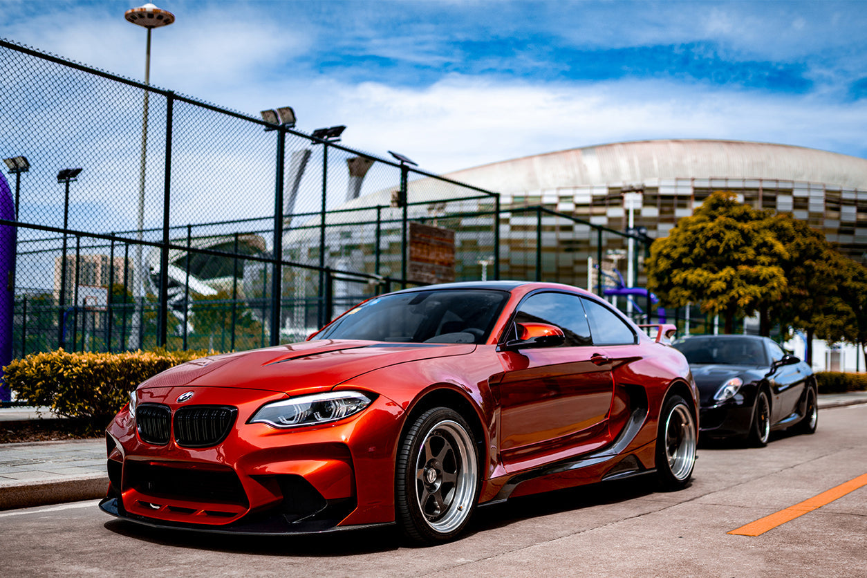2014-2019 BMW 2 Series F22 VR Style Partial Carbon Fiber Wide Body Full Body Kit - DarwinPRO Aerodynamics