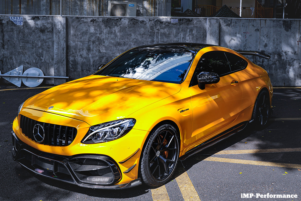 2015-2018 Mercedes Benz W205 C63/S AMG Coupe IMP Performance Partial Carbon Fiber Full Body Kit - DarwinPRO Aerodynamics