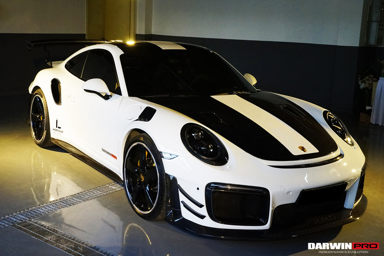 2013-2019 Porsche 991 Turbo/S OEM Style Carbon Fiber Quarter Panel Side Scoops - DarwinPRO Aerodynamics