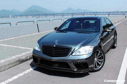2007-2013 Mercedes Benz W221 S Class BK Style Front Bumper - Carbonado