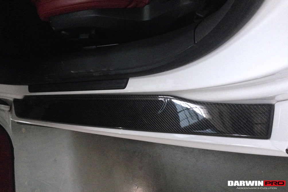 2006-2015 Audi R8 Coupe/Spyder P Style Carbon Fiber Door Sills Steps Cover - DarwinPRO Aerodynamics