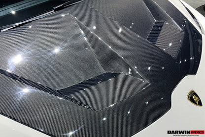 2015-2021 Lamborghini Huracan LP610/LP580/EVO BKSS Style Carbon Fiber Hood - DarwinPRO Aerodynamics