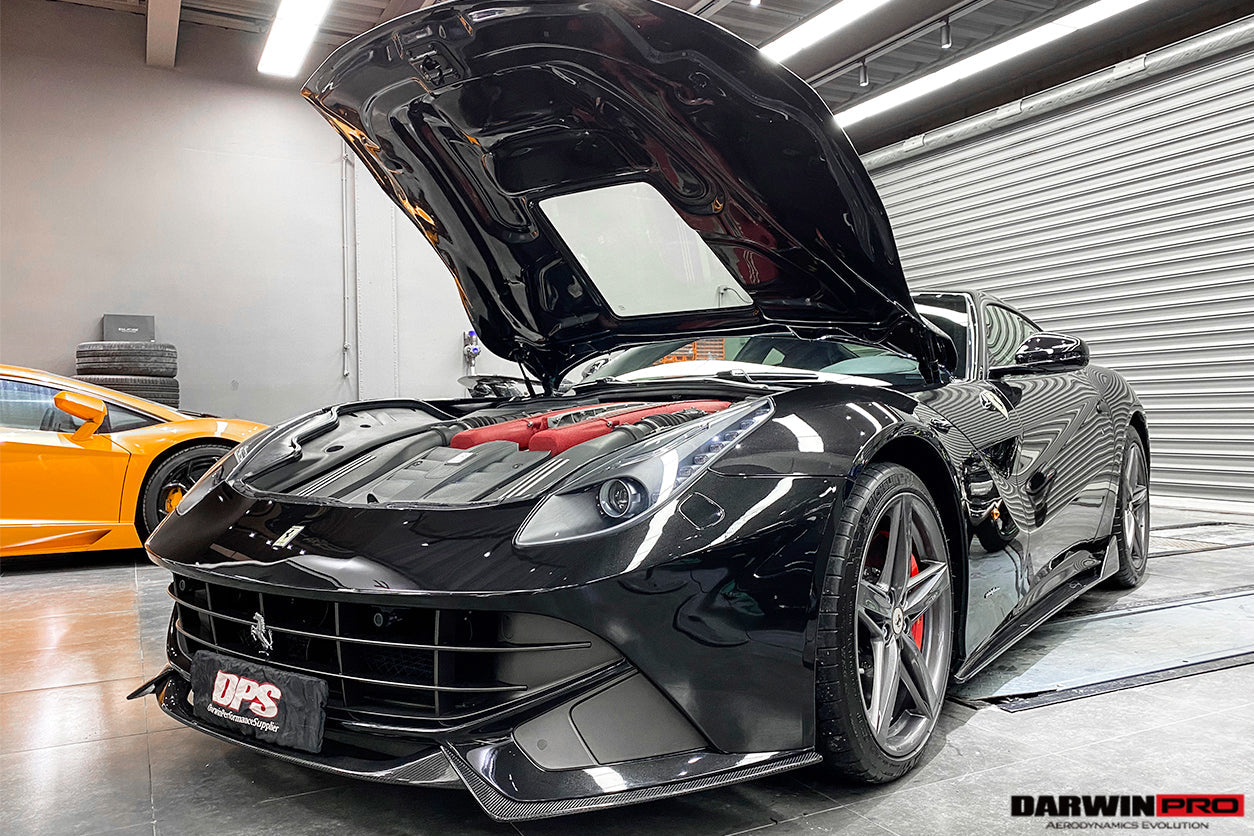 2012-2017 Ferrari F12 Berlinetta IMP Performance Carbon Fiber Hood - DarwinPRO Aerodynamics