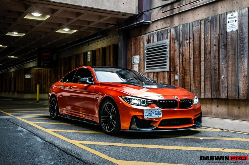 2014-2020 BMW M3/M4 IMP Performance Partial Carbon Fiber Hood - DarwinPRO Aerodynamics