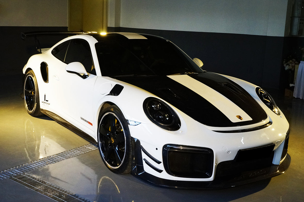2013-2019 Porsche 991 Turbo/S OEM Style Carbon Fiber Quarter Panel Side Scoops - DarwinPRO Aerodynamics