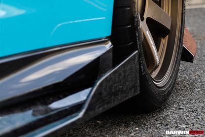 2008-2022 Nissan GTR R35 EBA BKSS Style Carbon Fiber Side Skirts - DarwinPRO Aerodynamics