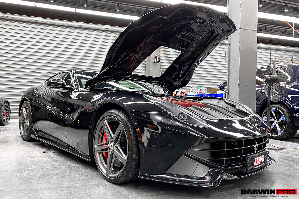 2012-2017 Ferrari F12 Berlinetta IMP Performance Carbon Fiber Hood - DarwinPRO Aerodynamics