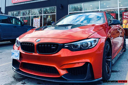 2014-2020 BMW M3/M4 IMP Performance Partial Carbon Fiber Hood - DarwinPRO Aerodynamics