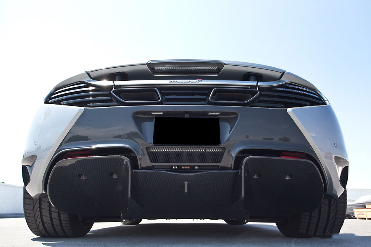 2011-2017 McLaren MP4 12C/650S VS Style Rear Bumper & Diffuser - Carbonado