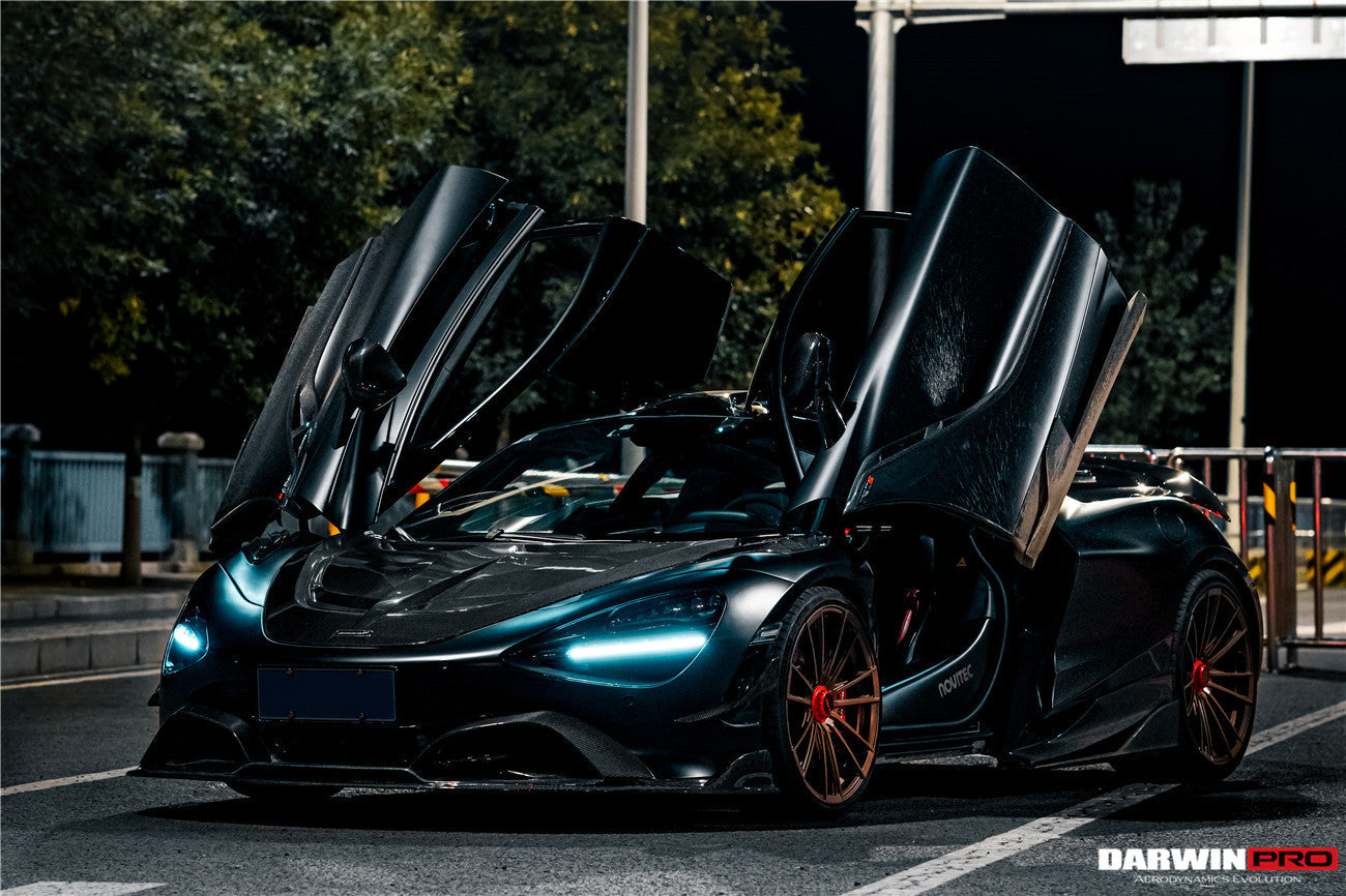 2017-2021 McLaren 720s Se²NWB Style Carbon Fiber Front Lip - DarwinPRO Aerodynamics