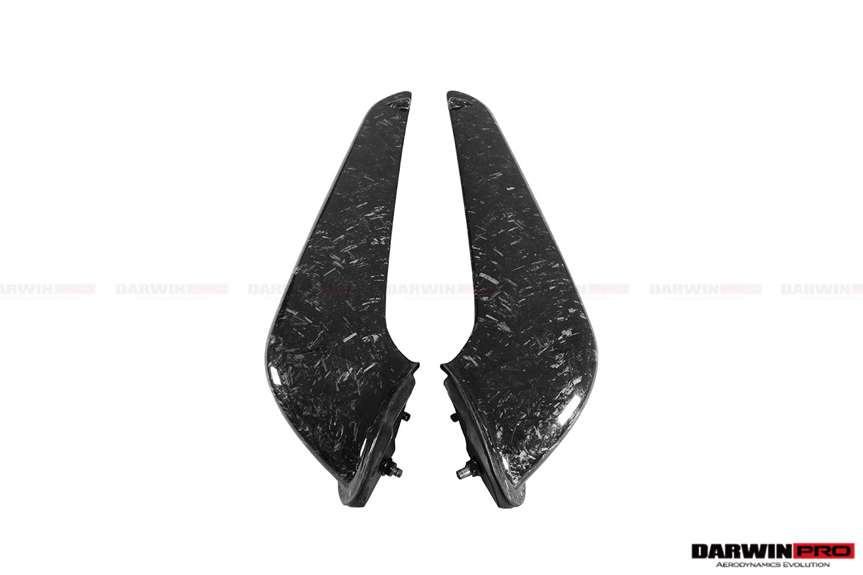 2010-2015 Ferrari 458 Coupe/Spyder Carbon Fiber Front Canards - DarwinPRO Aerodynamics