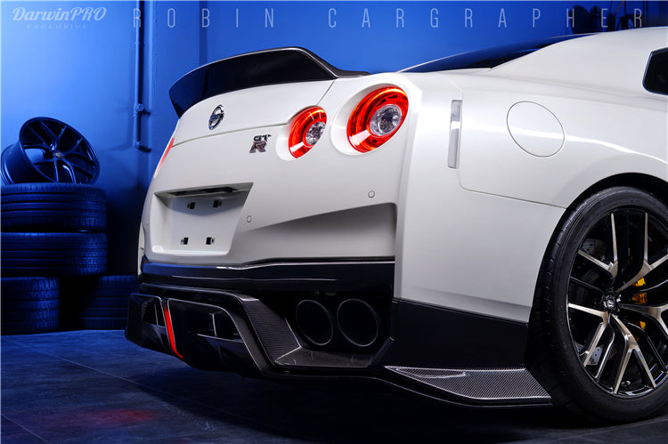 2008-2022 Nissan GTR R35 CBA/DBA/EBA BKSS Style Carbon Fiber Trunk Spoiler - DarwinPRO Aerodynamics