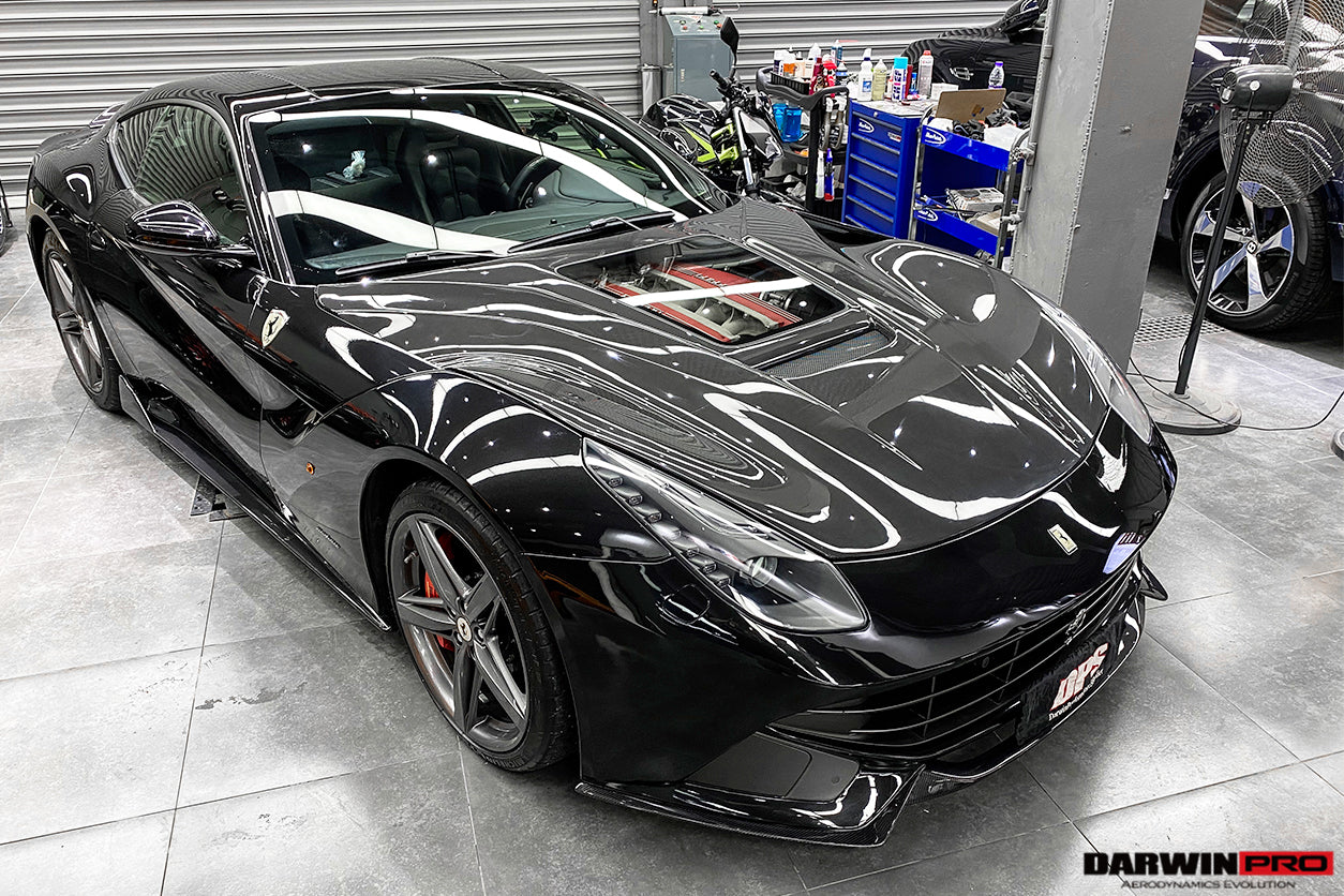 2012-2017 Ferrari F12 Berlinetta IMP Performance Carbon Fiber Hood - DarwinPRO Aerodynamics