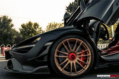 2017-2021 McLaren 720s Se²NWB Style Carbon Fiber Front Lip - DarwinPRO Aerodynamics