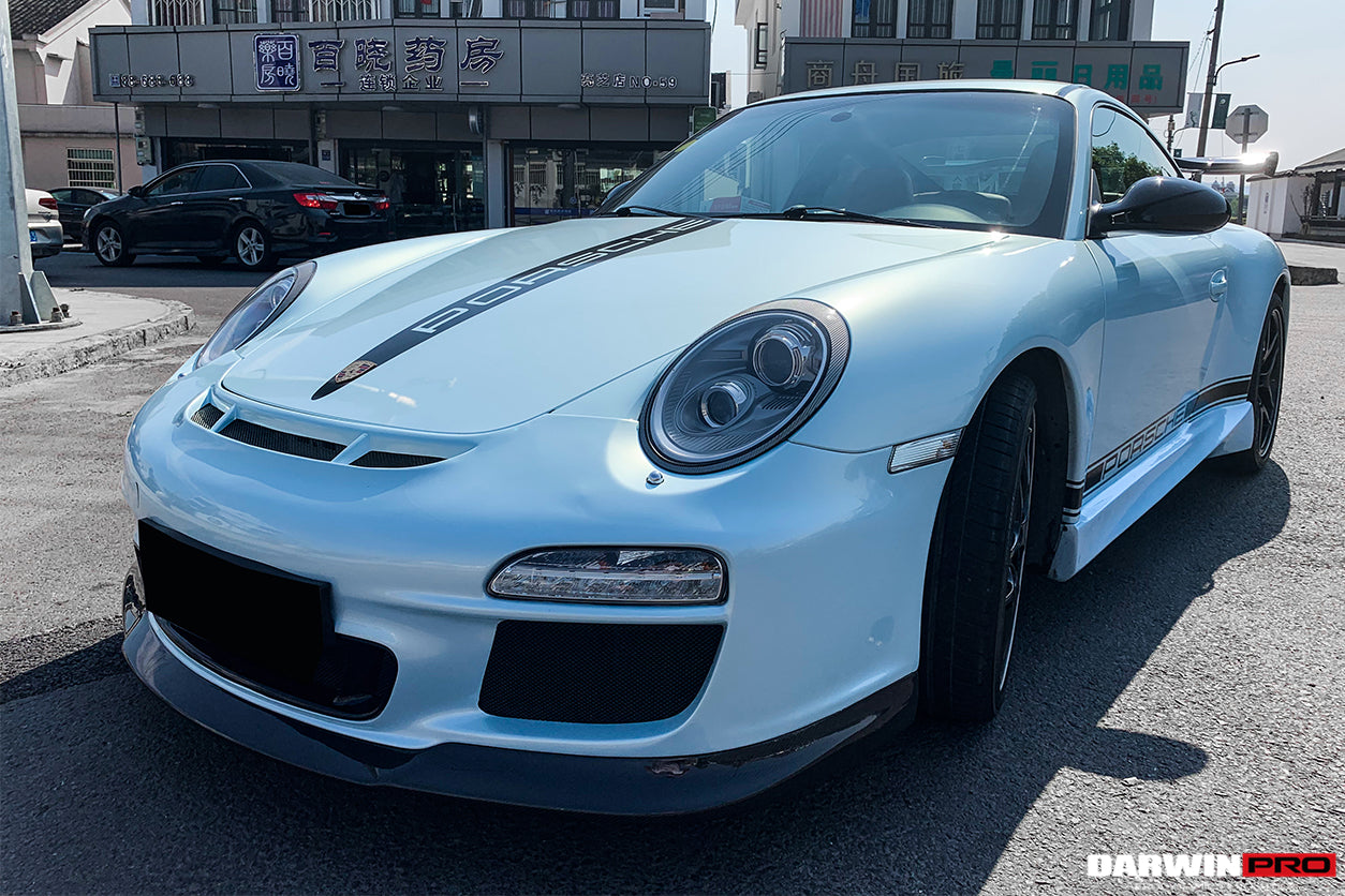 2009-2012 Porsche 911 997.2 Carrera/S/4S GT3 Style Front Bumper - DarwinPRO Aerodynamics