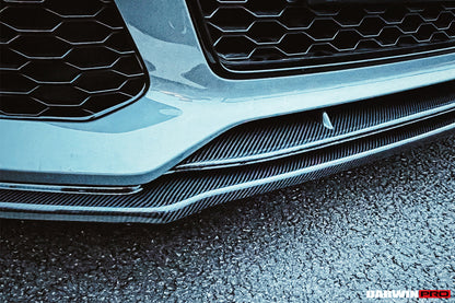 2013-2018 Audi RS6 Avant Carbon Fiber Carbon Fiber Front Lip - DarwinPRO Aerodynamics