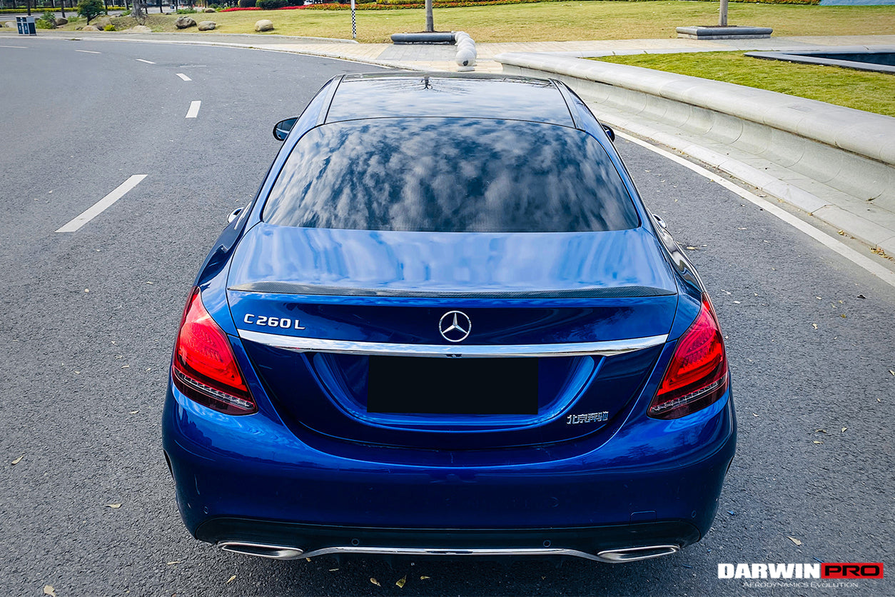 2015-2021 Mercedes Benz C-Class W205 Sedan Trunk Spoiler - DarwinPRO Aerodynamics