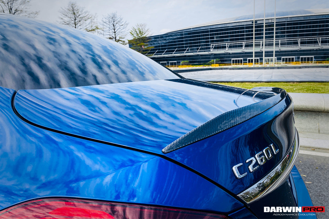 2015-2021 Mercedes Benz C-Class W205 Sedan Trunk Spoiler - DarwinPRO Aerodynamics