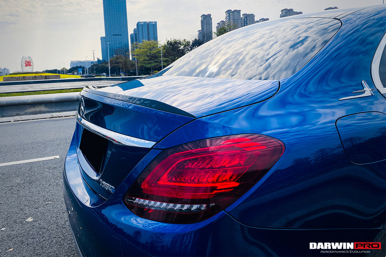 2015-2021 Mercedes Benz C-Class W205 Sedan Trunk Spoiler - DarwinPRO Aerodynamics