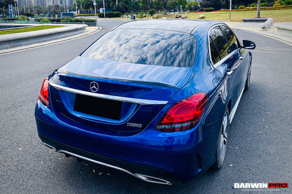 2015-2021 Mercedes Benz C-Class W205 Sedan Trunk Spoiler - DarwinPRO Aerodynamics