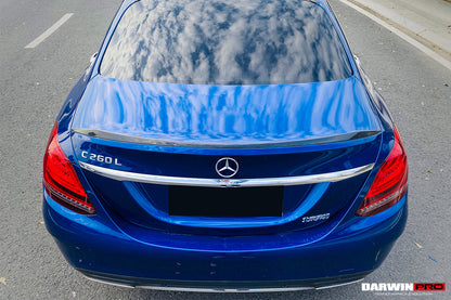 2015-2021 Mercedes Benz C-Class W205 Sedan Trunk Spoiler - DarwinPRO Aerodynamics