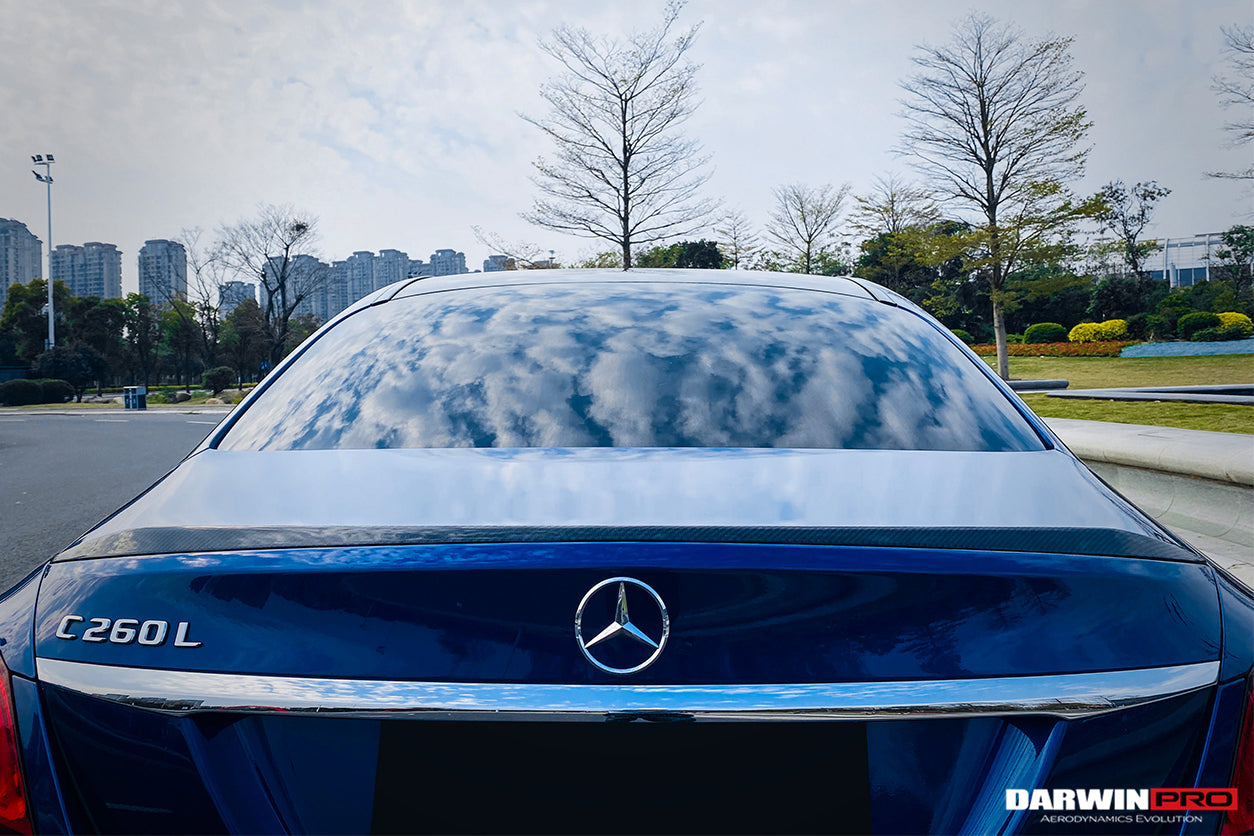 2015-2021 Mercedes Benz C-Class W205 Sedan Trunk Spoiler - DarwinPRO Aerodynamics